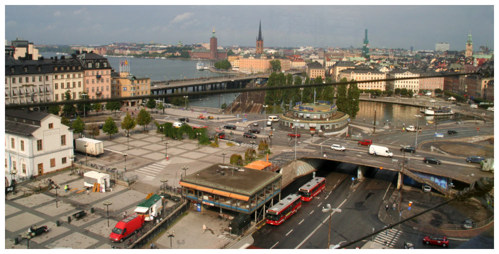 Blick auf Stockholm