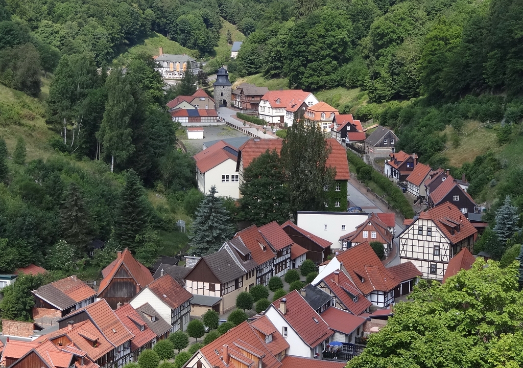 Blick auf Stolberg / Harz