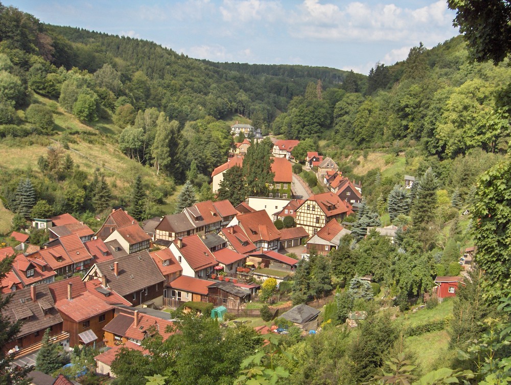 Blick auf Stolberg / Harz