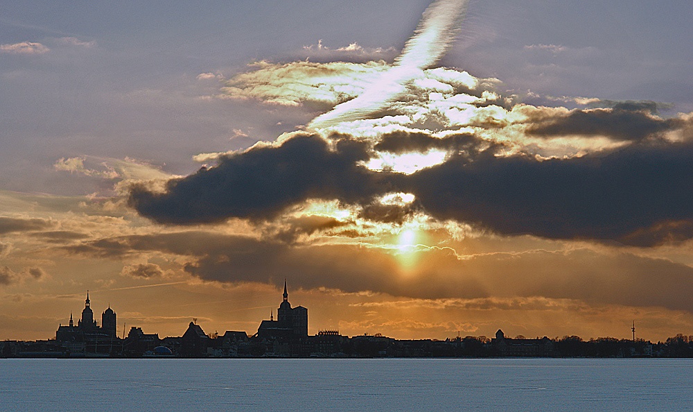 Blick auf Stralsund