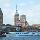 Blick auf Stralsund von der MS"Binz" aus