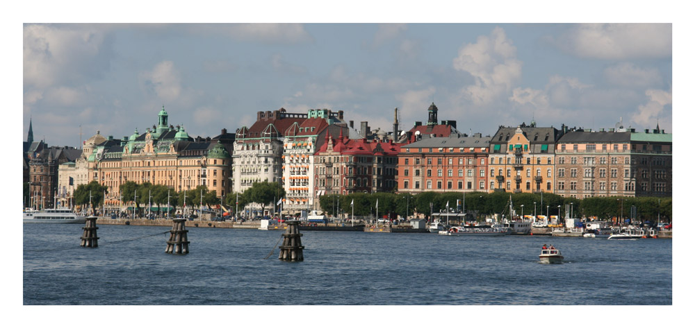 Blick auf Strandvägen