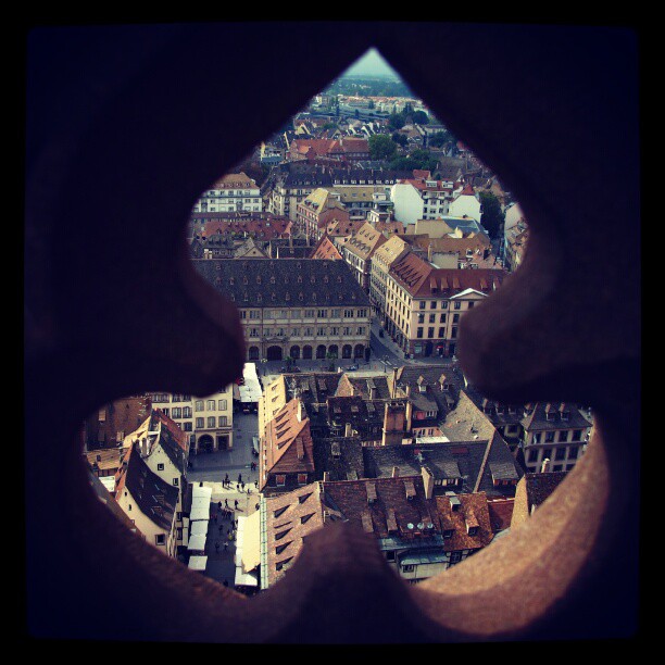 Blick auf Strasbourg