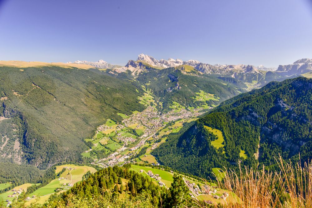 Blick auf St.Ulrich ( vom Puflatsch)