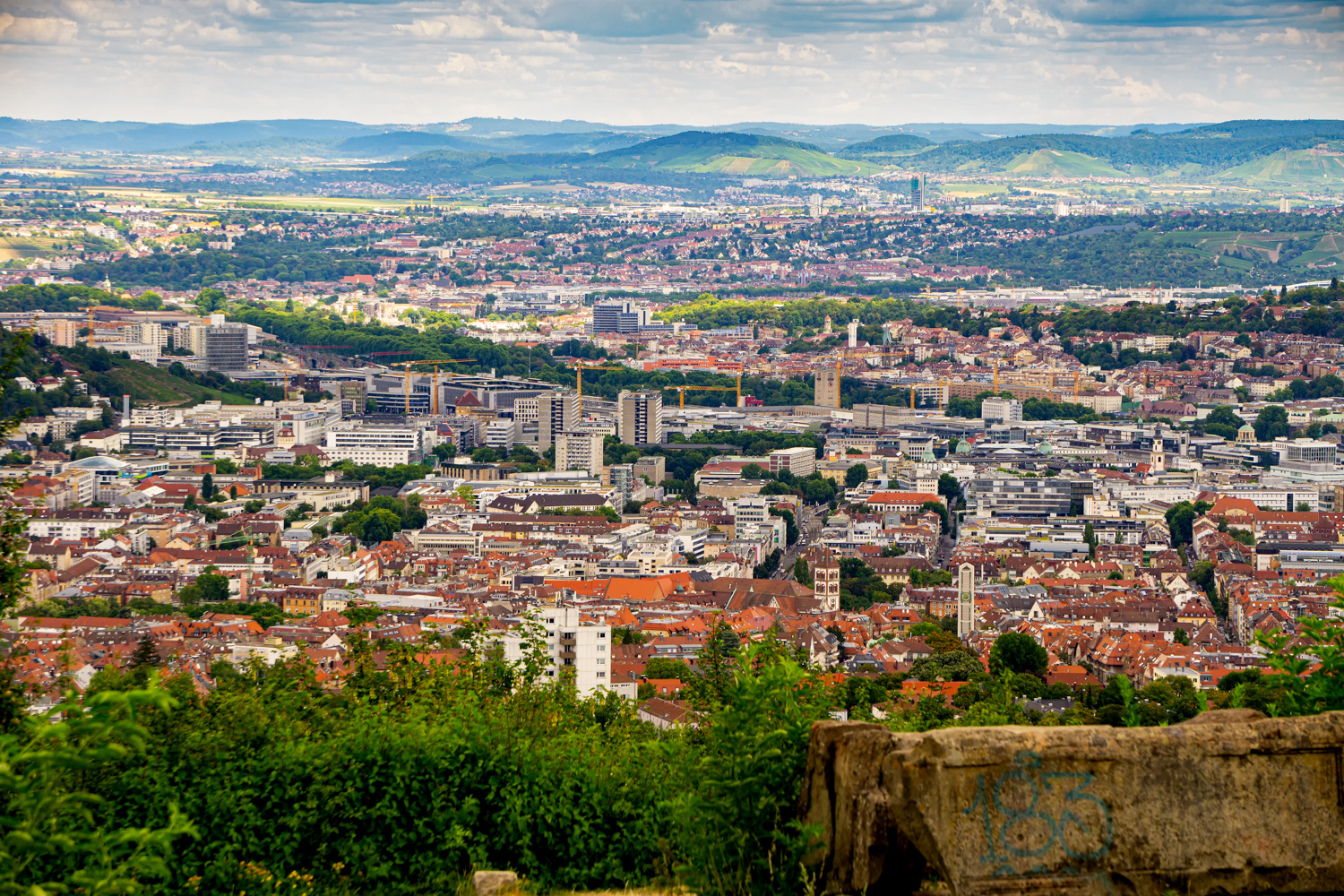 Blick auf Stuttgart