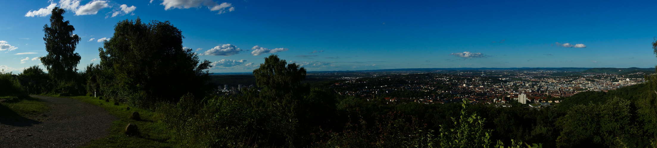 Blick auf Stuttgart vom Birkenkopf