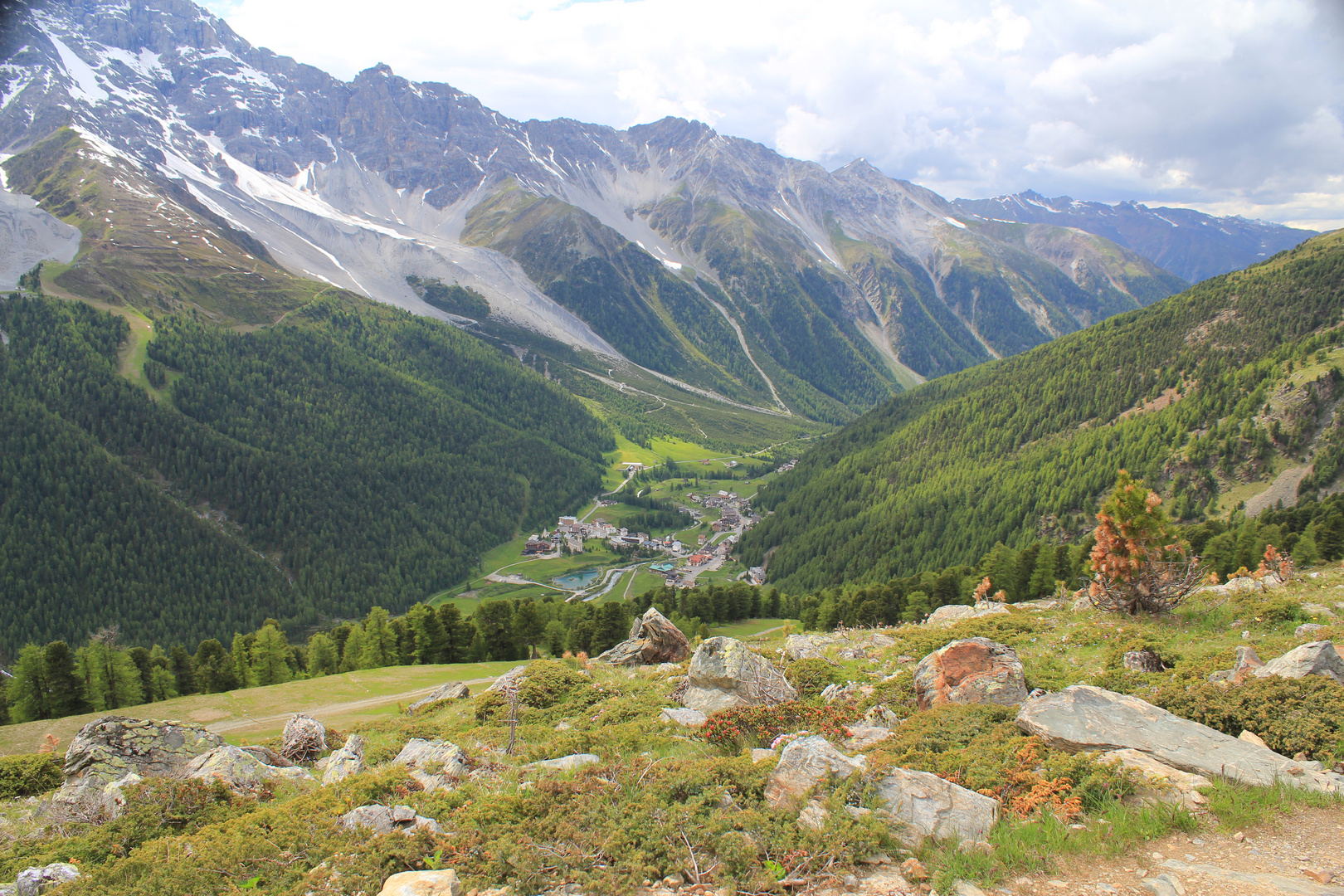 Blick auf Sulen / Solda (Südtirol)