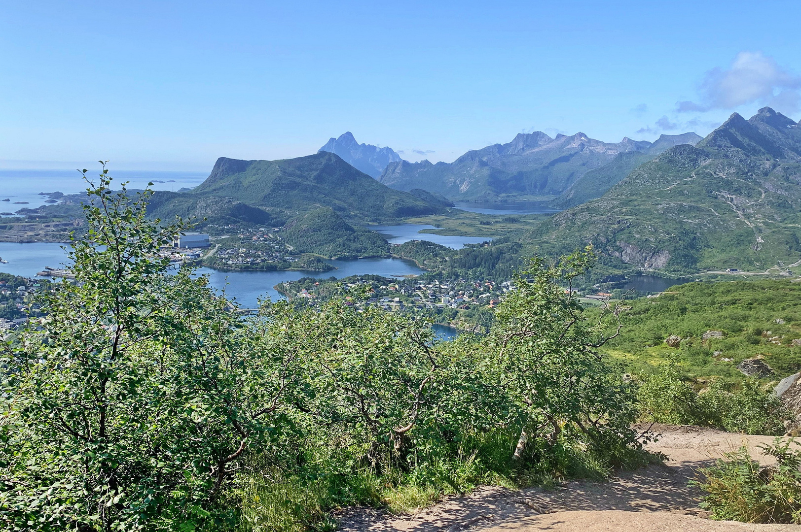 Blick auf Svolvær...