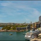 Blick auf Sydney von der Harbour Bridge