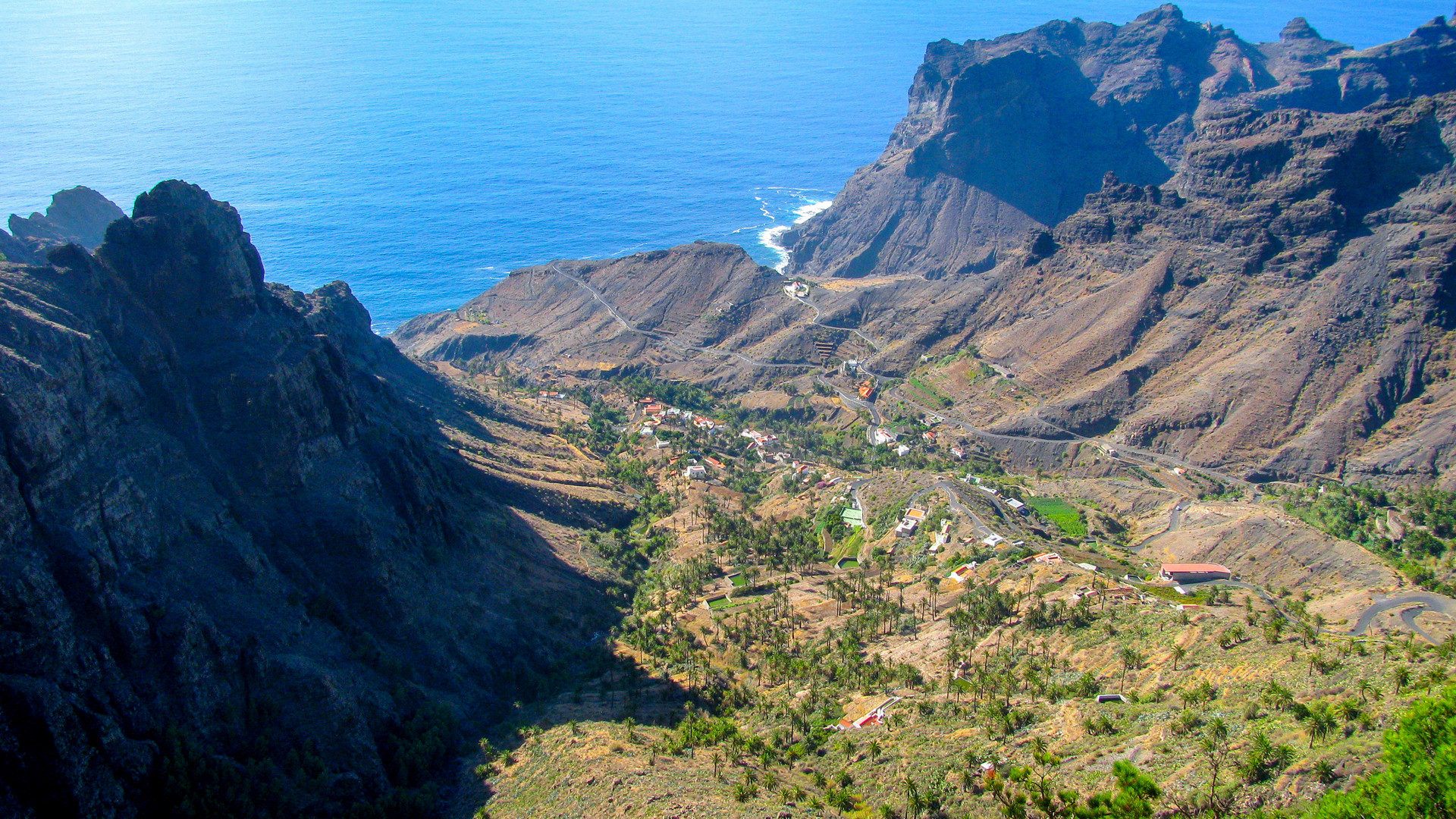 Blick auf Taguluche - La Gomera