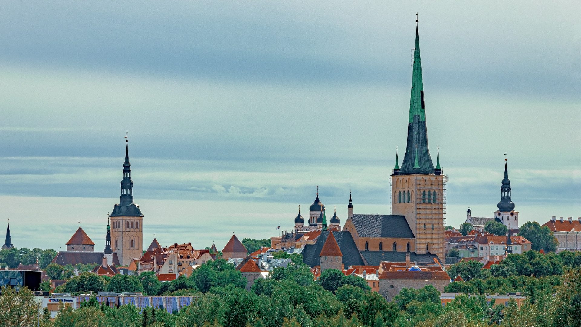 Blick auf Tallin