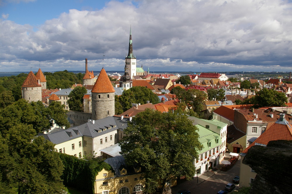 Blick auf Tallin