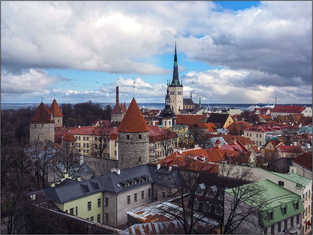 Blick auf Tallinn