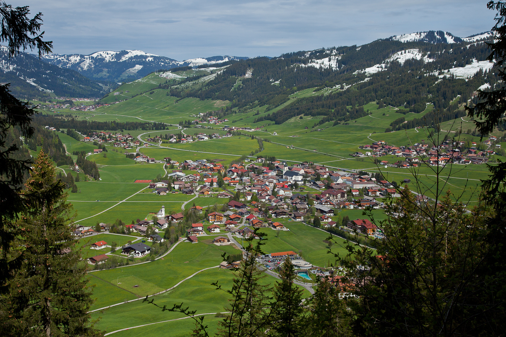 Blick auf Tannheim