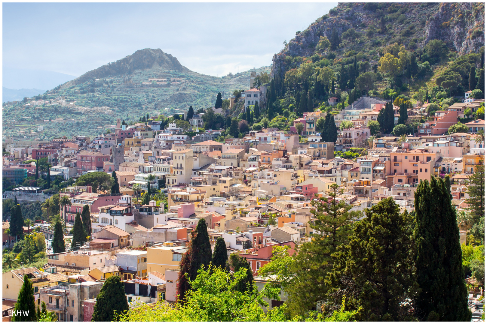 Blick auf Taormina