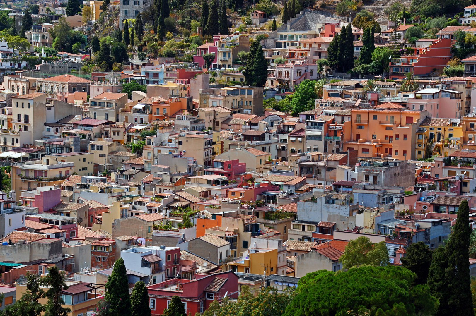 Blick auf Taormina