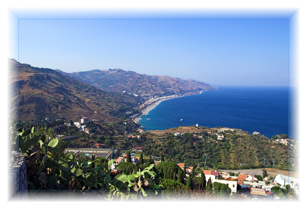 Blick auf Taormina (Sizilien)