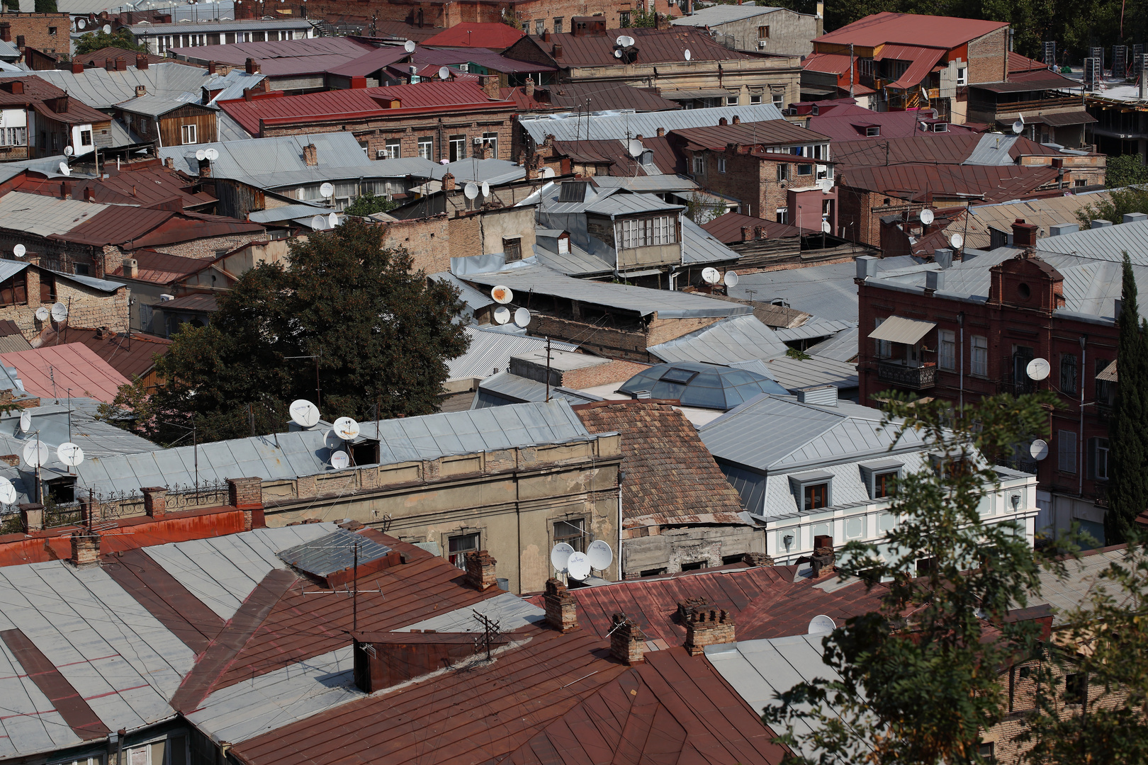 Blick auf Tbilisis Altstadt