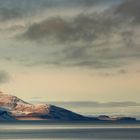 Blick auf Tempelfjord, Spitzbergen, Norwegen, Oktober 2013