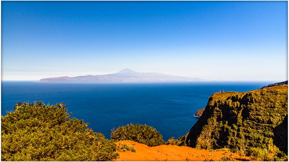 Blick auf Teneriffa und den Teide