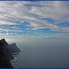 Blick auf Teneriffa von der Küste Gran Canarias