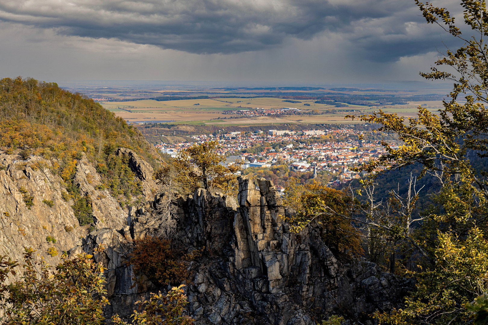 Blick auf Thale/Harz