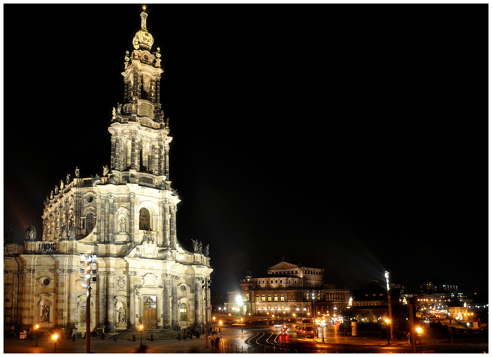 Blick auf Theaterplatz #Dresden