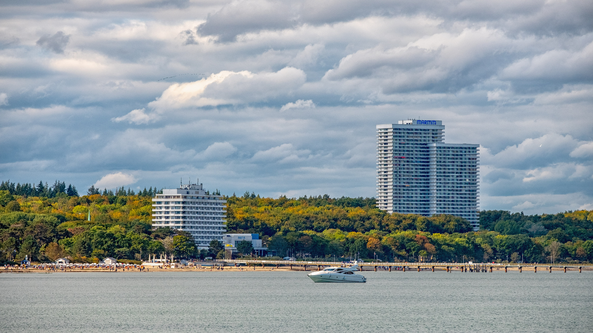 Blick auf Timmendorfer Strand