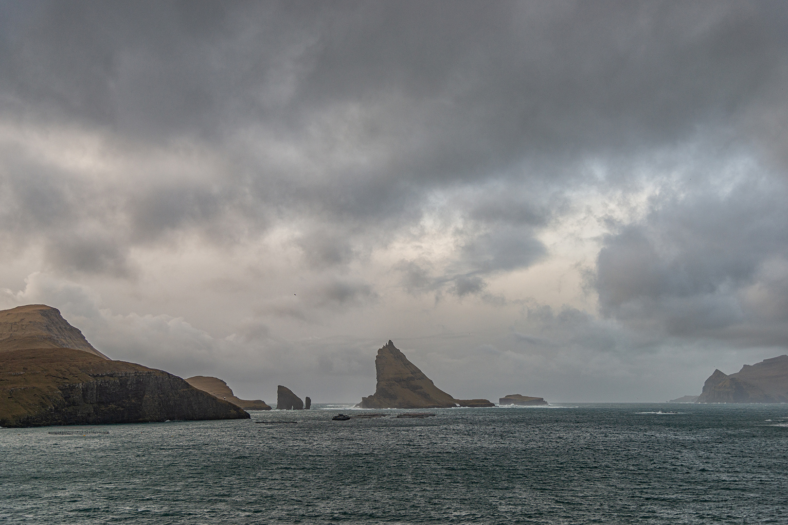 Blick auf Tindhólmur