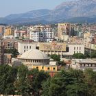 Blick auf Tirana und Nationalmuseum