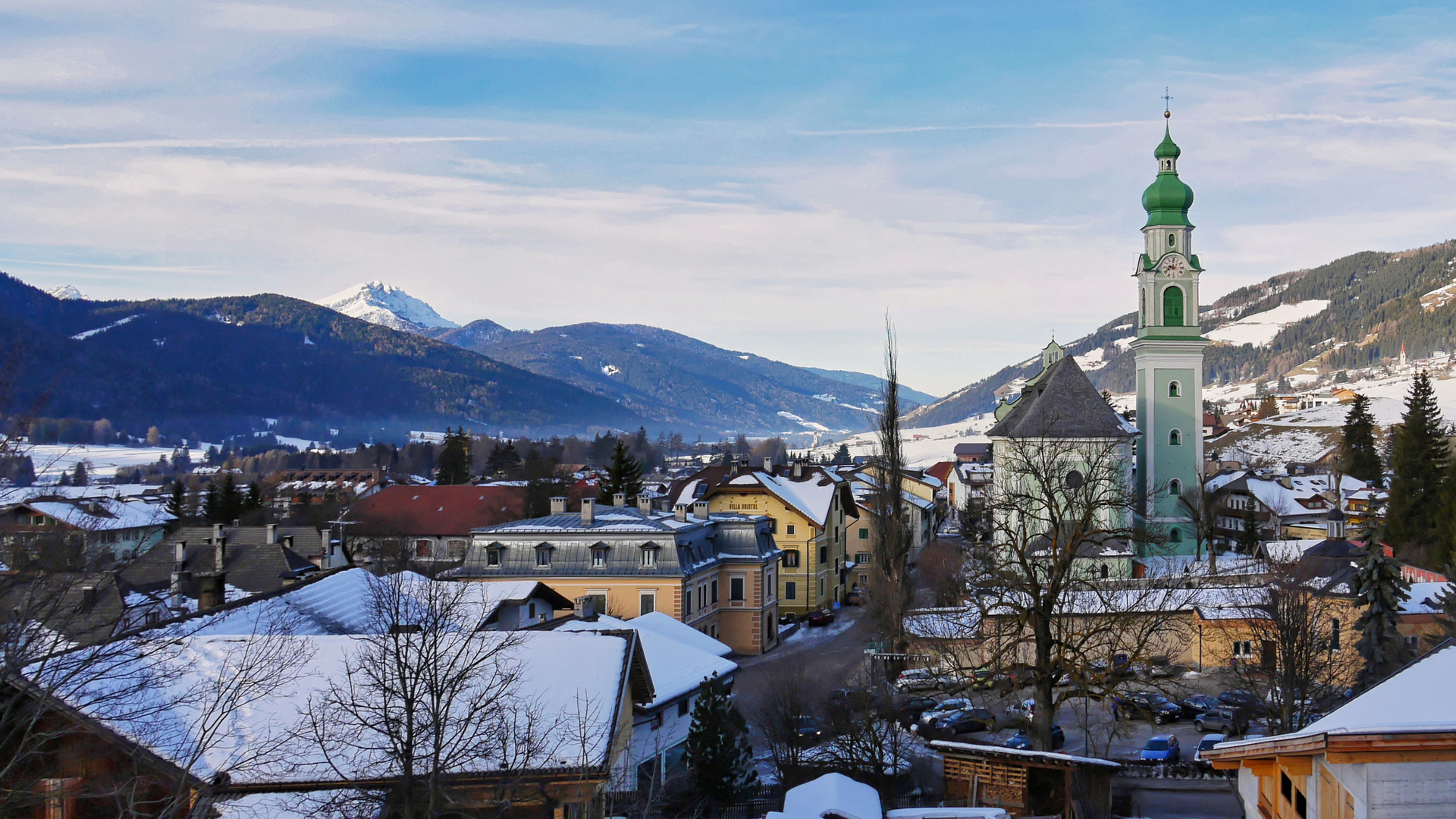 Blick auf Toblach