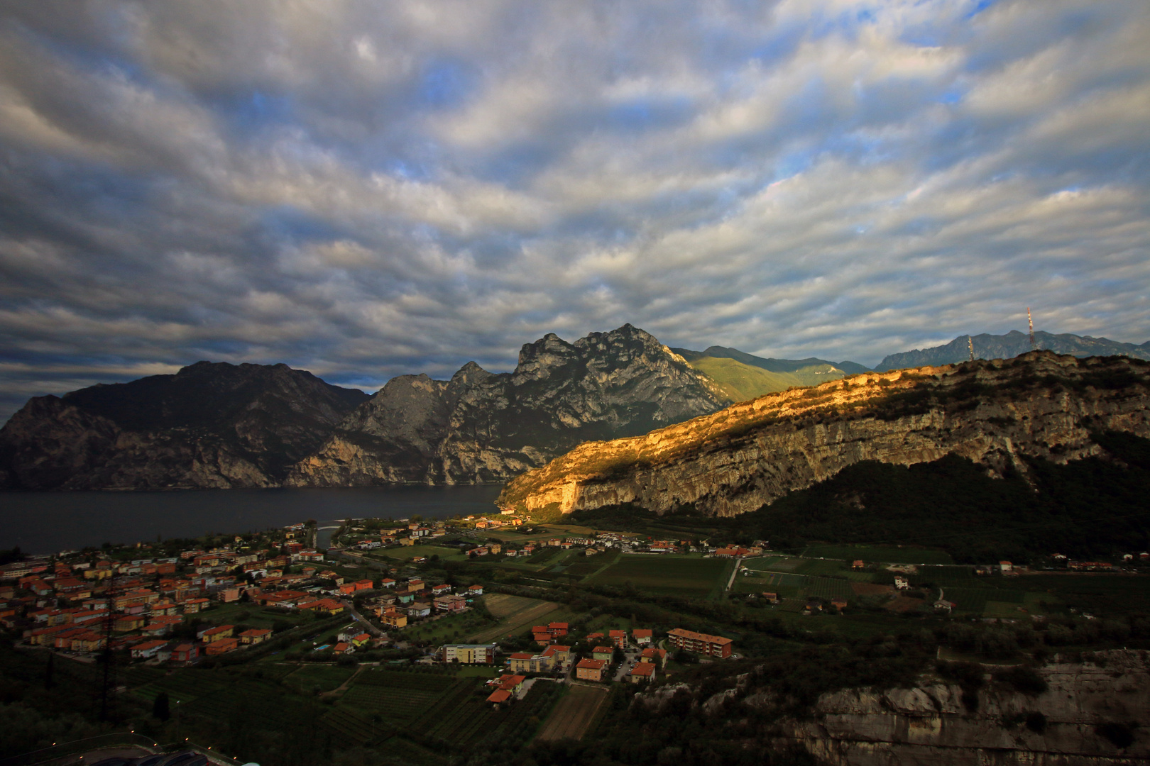 Blick auf Torbole