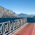 Blick auf Torbole und Riva von Malcesine aus