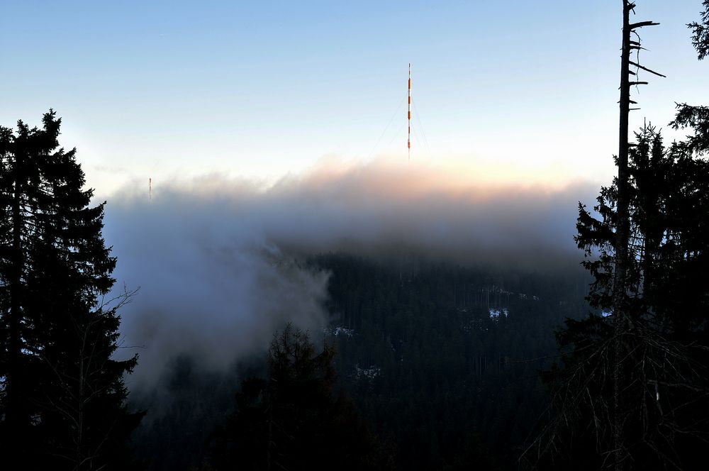 Blick auf Torfhaus  811 m hoch