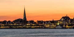 Blick auf Travemünde