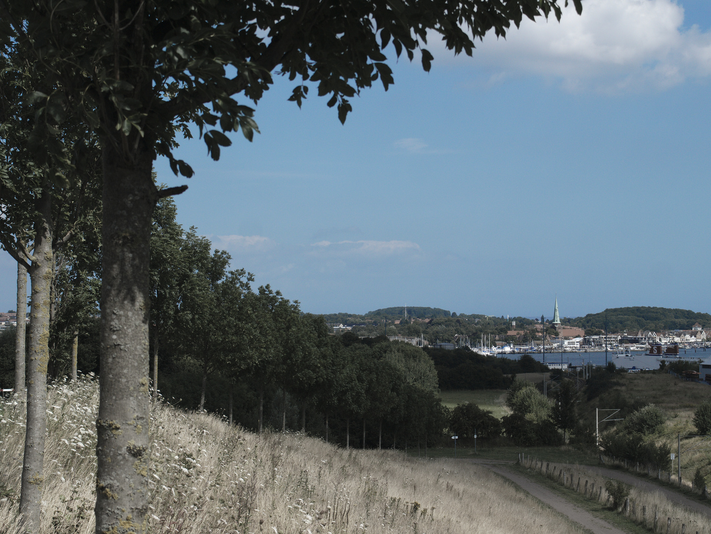 Blick auf Travemünde