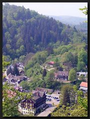 ...Blick auf Treseburg...