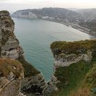 Blick auf Ètretat