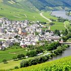 Blick auf Trittenheim an der Mosel