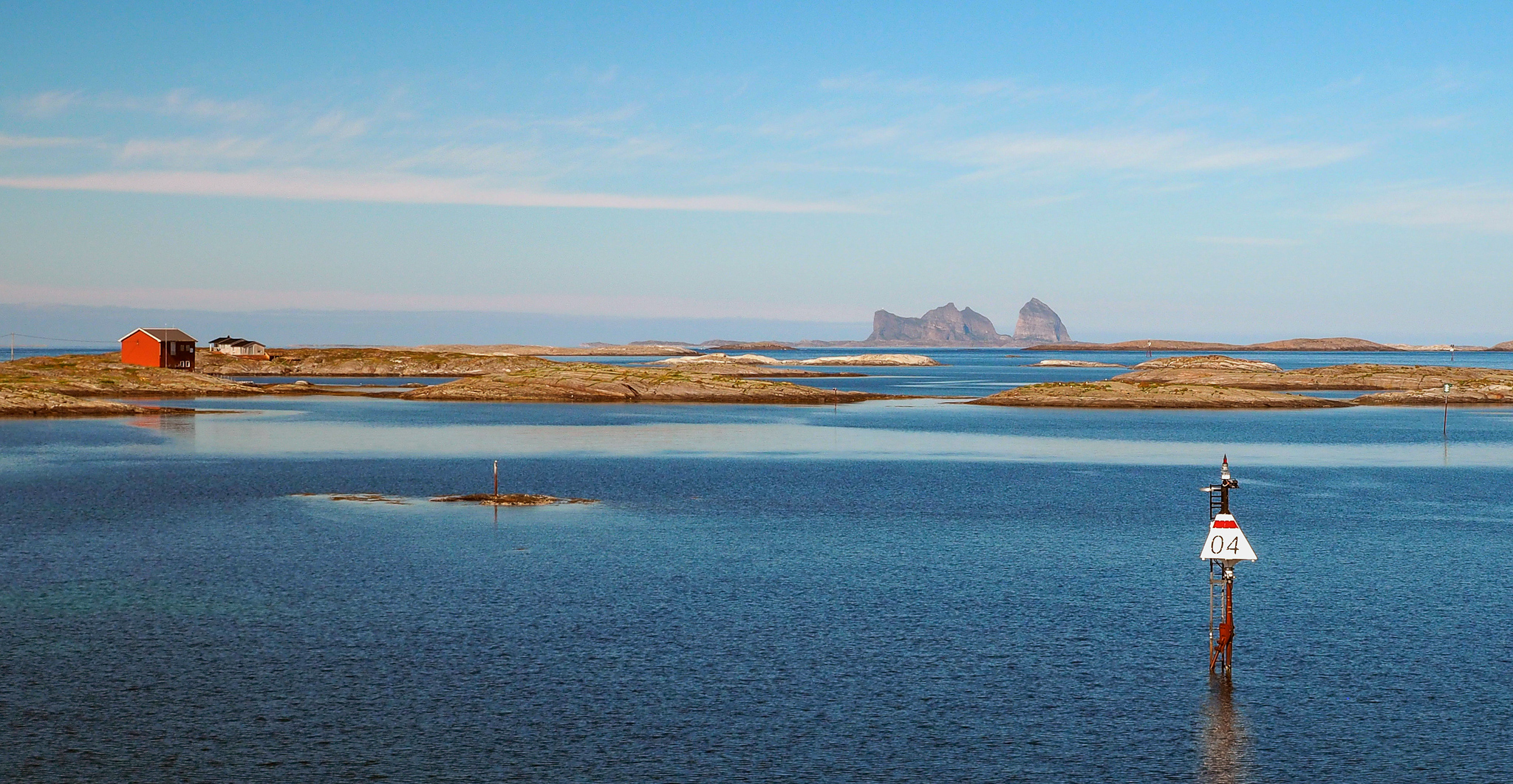 Blick auf Træna 