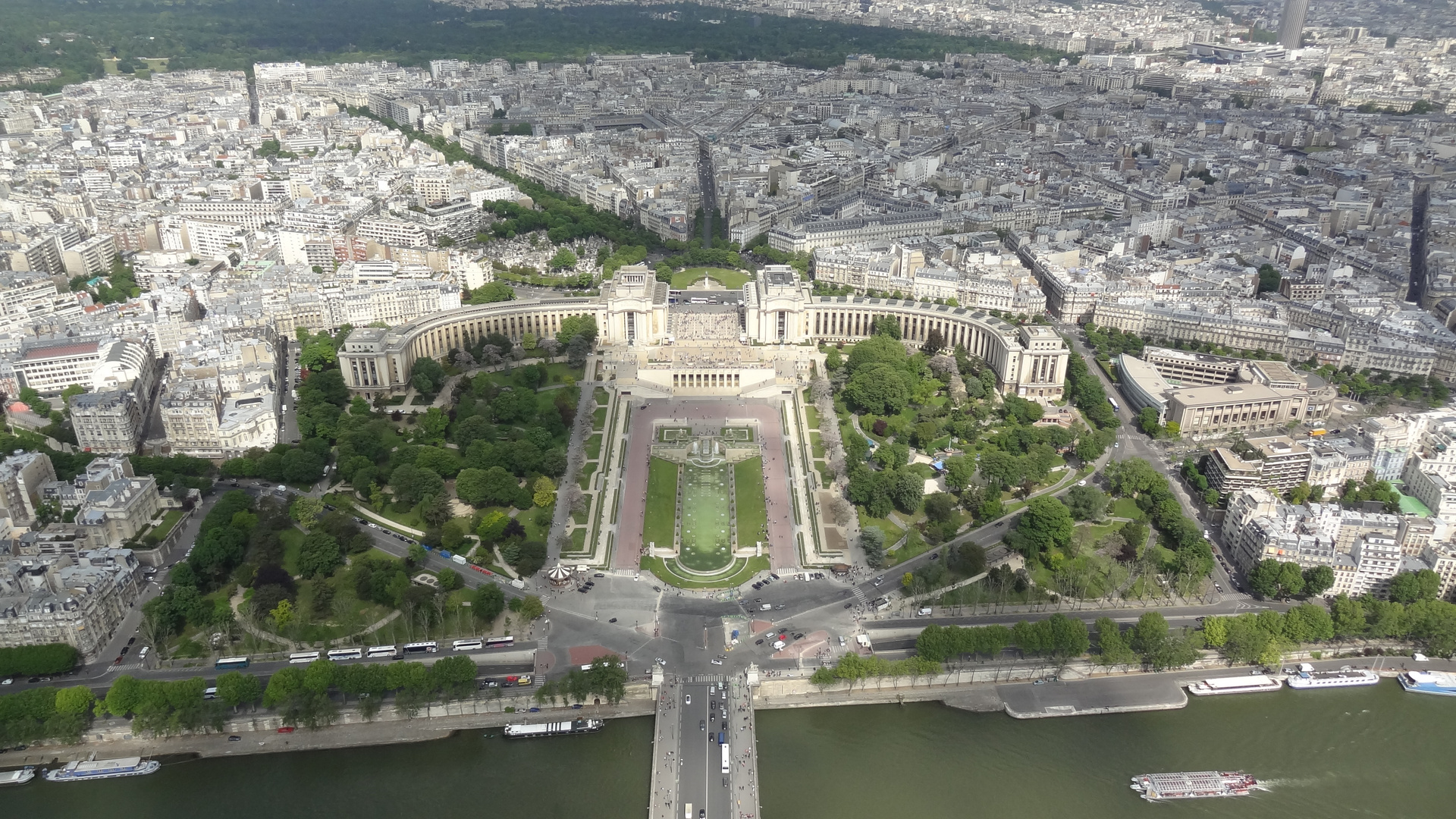 Blick auf Trocadéro