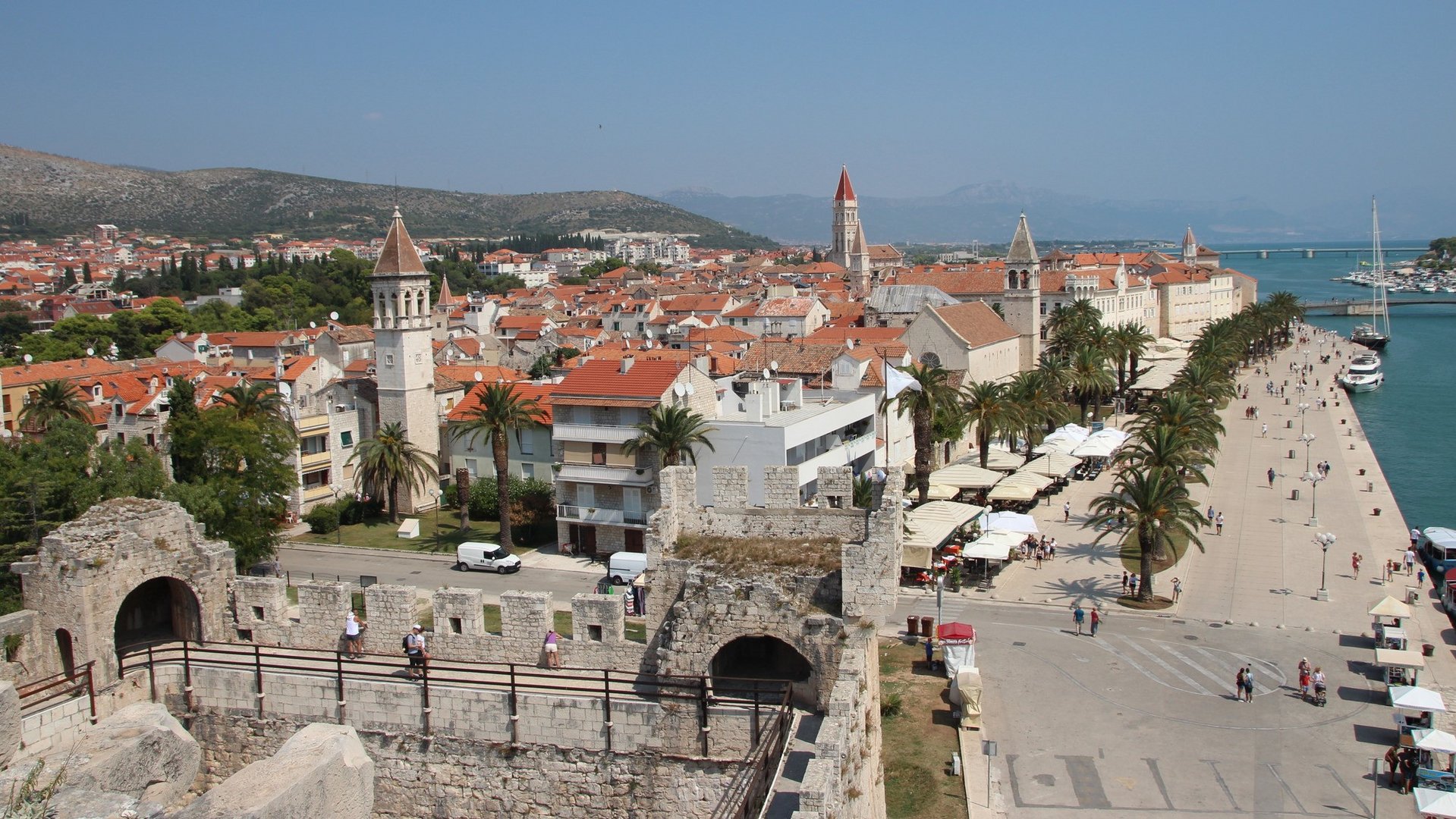 Blick auf Trogir