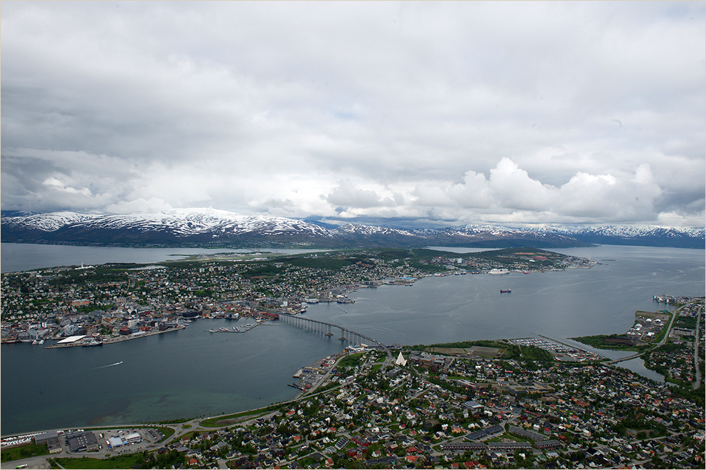 Blick auf Tromsø