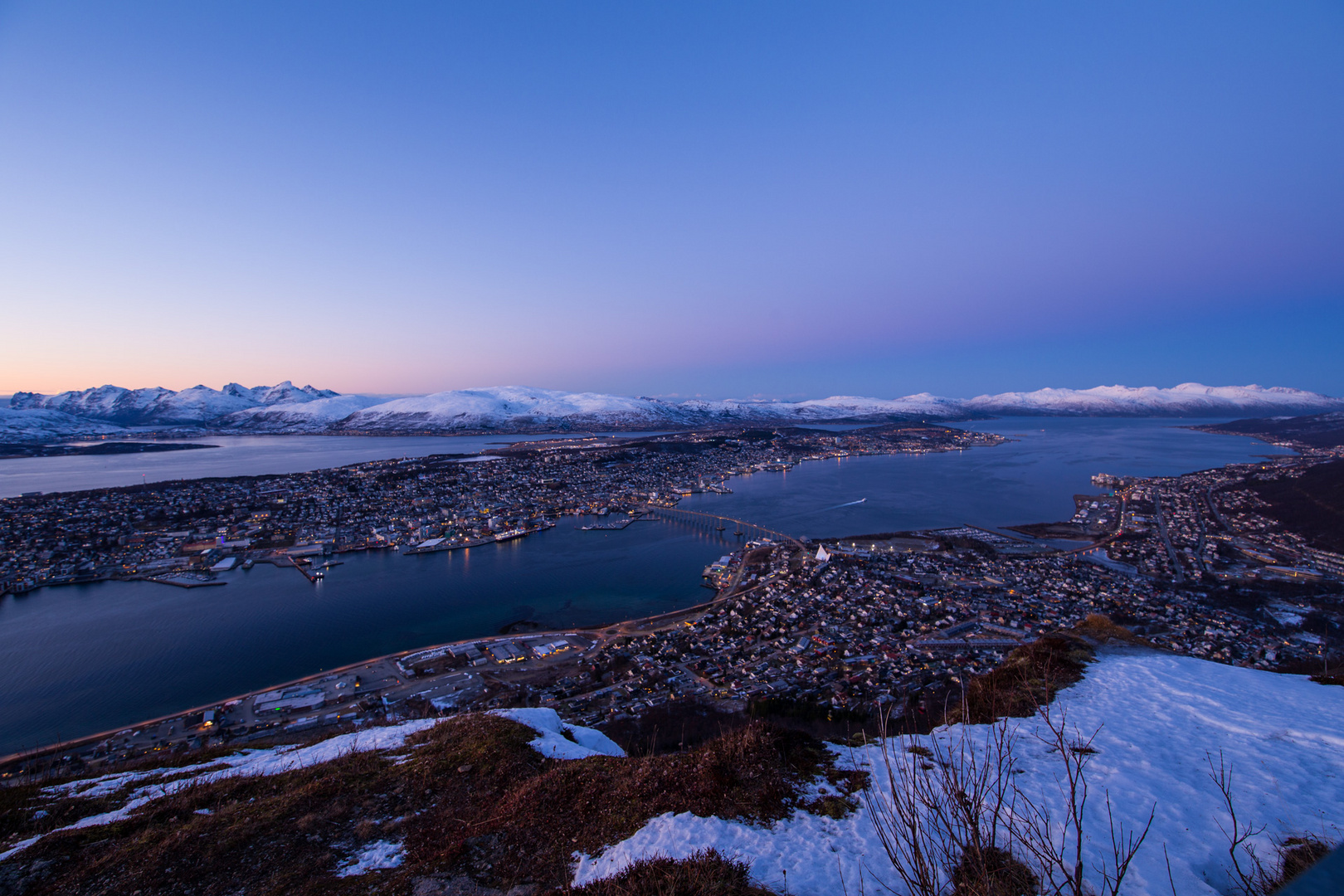 Blick auf Tromsø