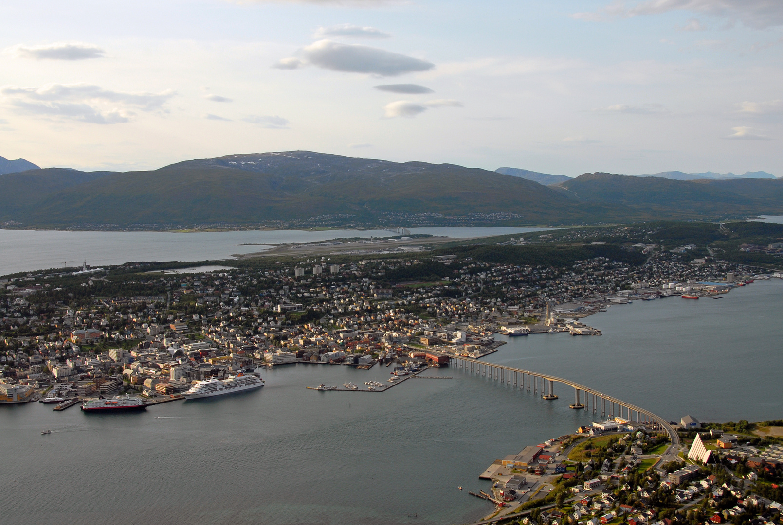 Blick auf Tromsoe