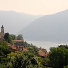 Blick auf Tronzano und Lago Maggiore