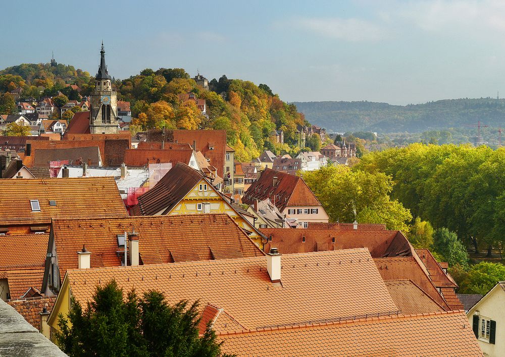 Blick auf Tübingen...