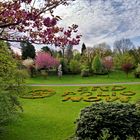 Blick auf Tulpenbeet Rombergpark