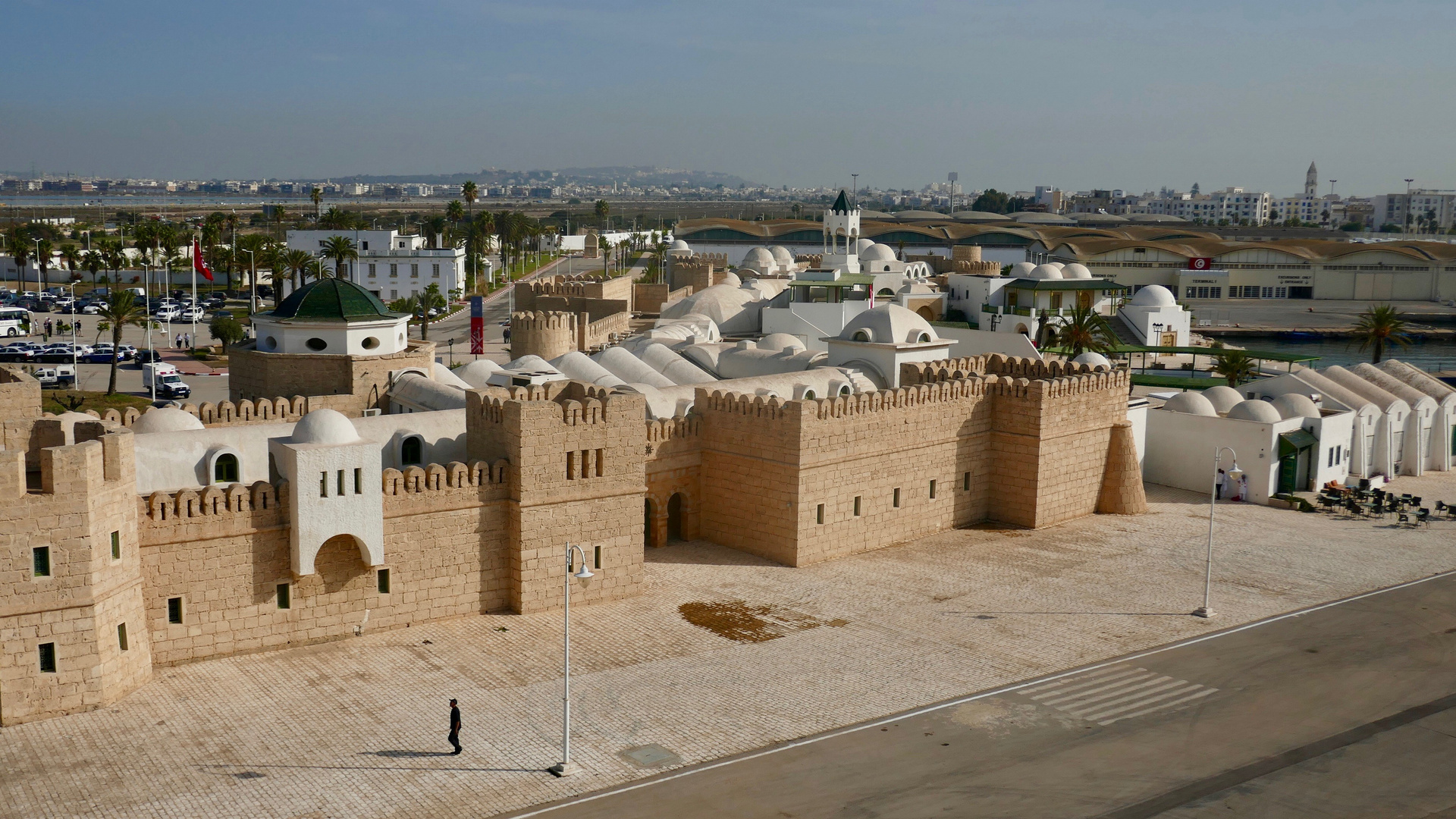 Blick auf Tunis 