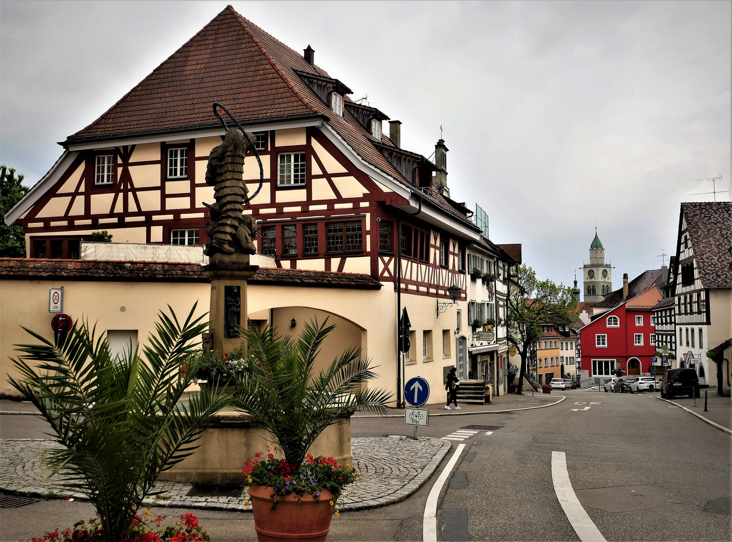 Blick auf Überlingen von der Aufkircher Straße